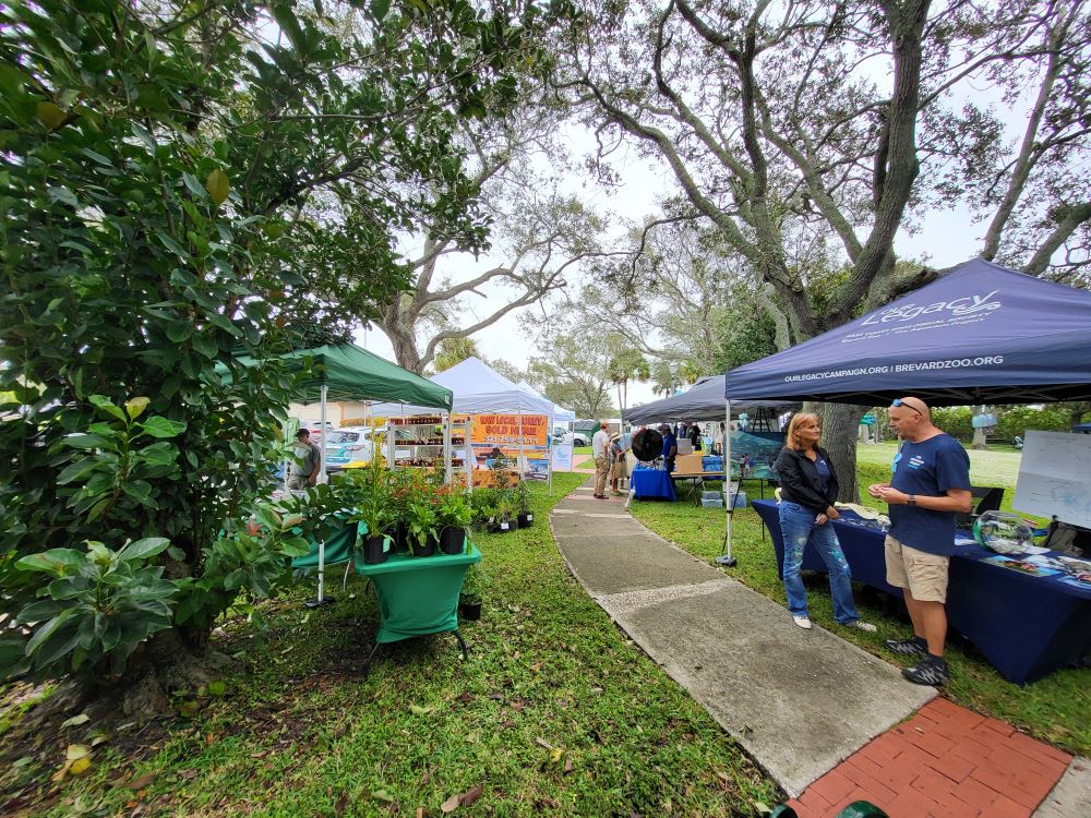 Exhibitors at Indian River Lagoon Day, Front Street Park.