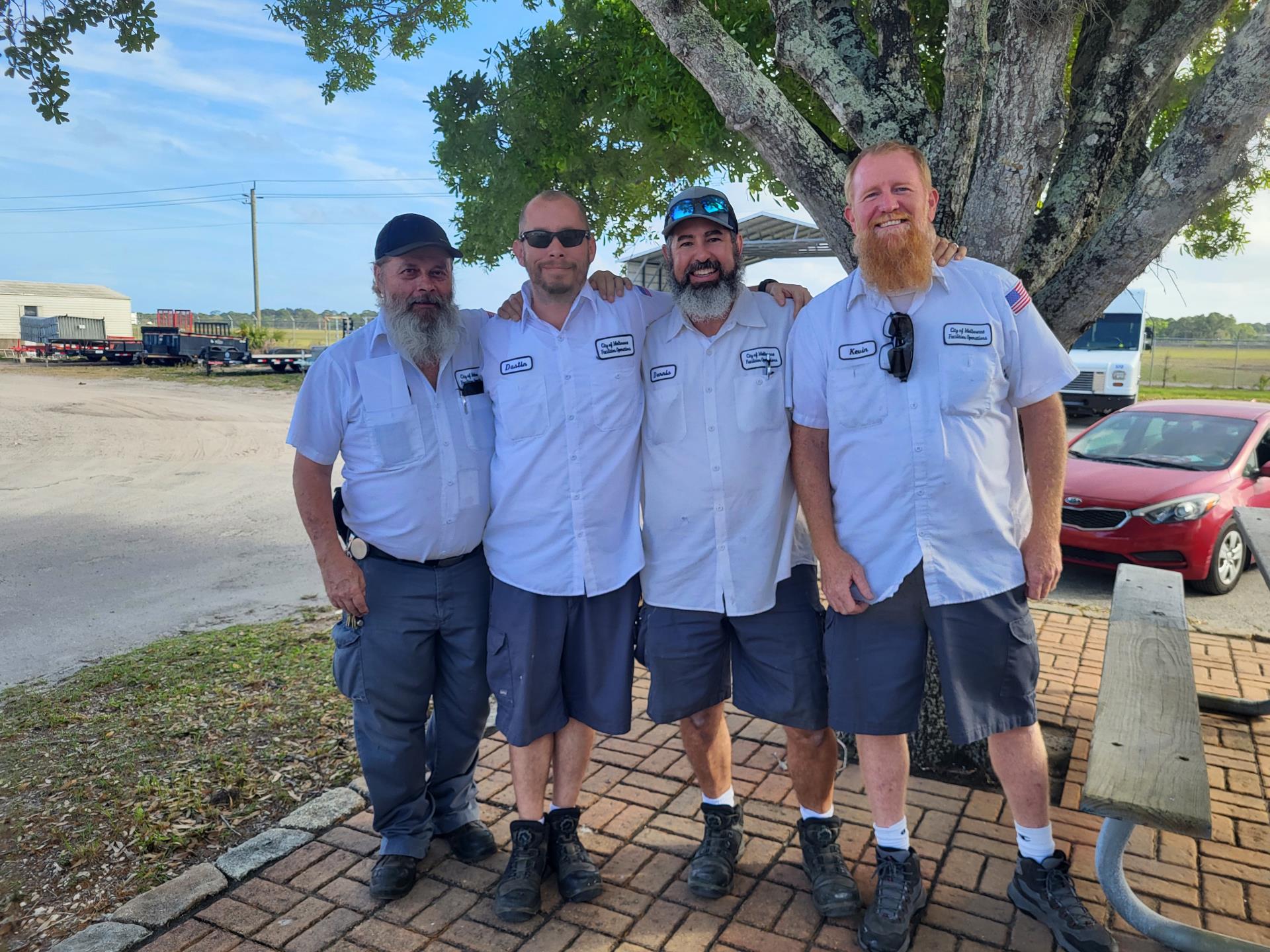 Jim Nickelson, Dustin Nickelson, Dennis Curry, Kevin Myers Excellence Award