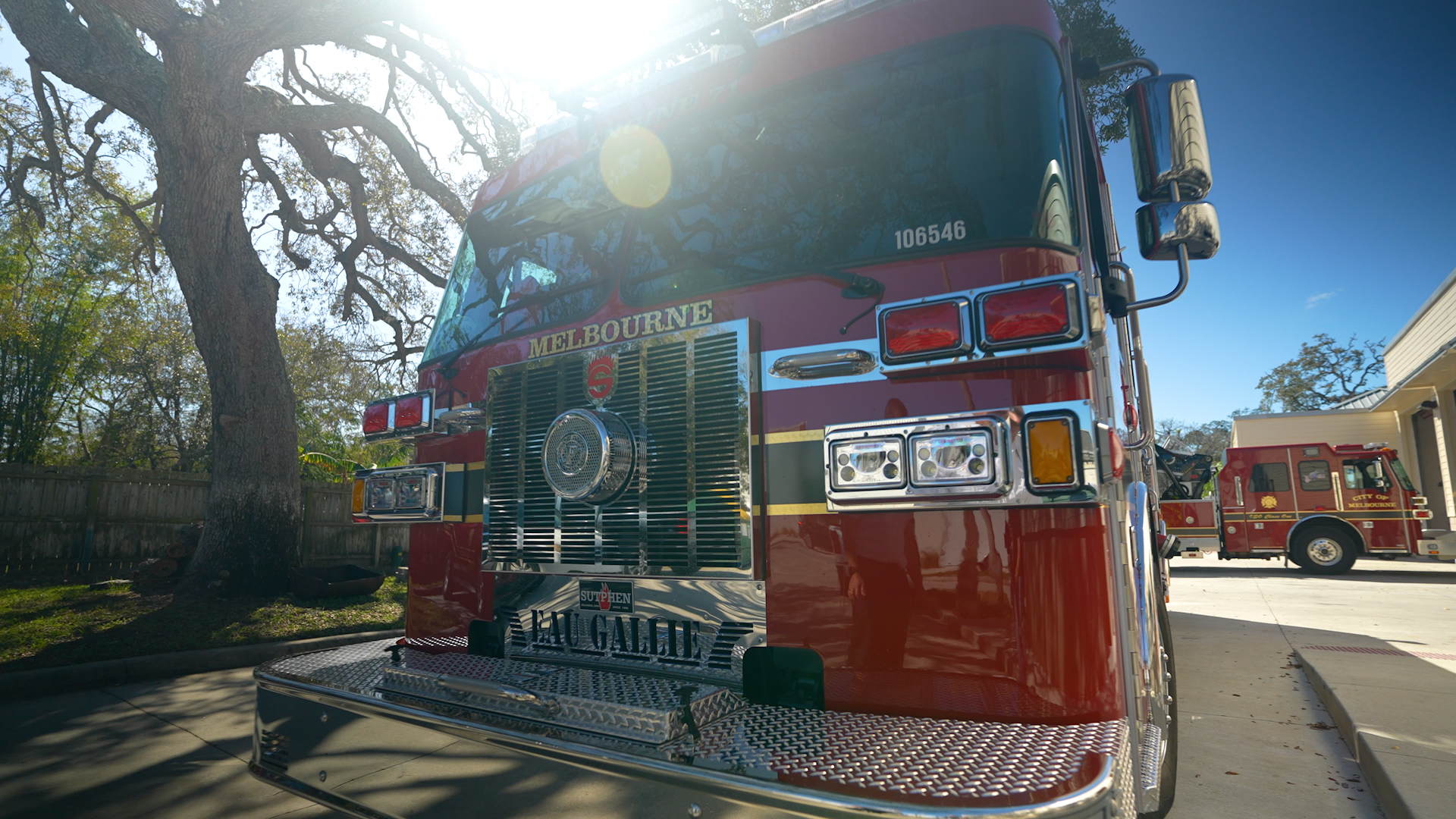 Front of Fire Engine 71